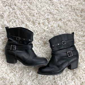 Jellypop Heeled Black Booties